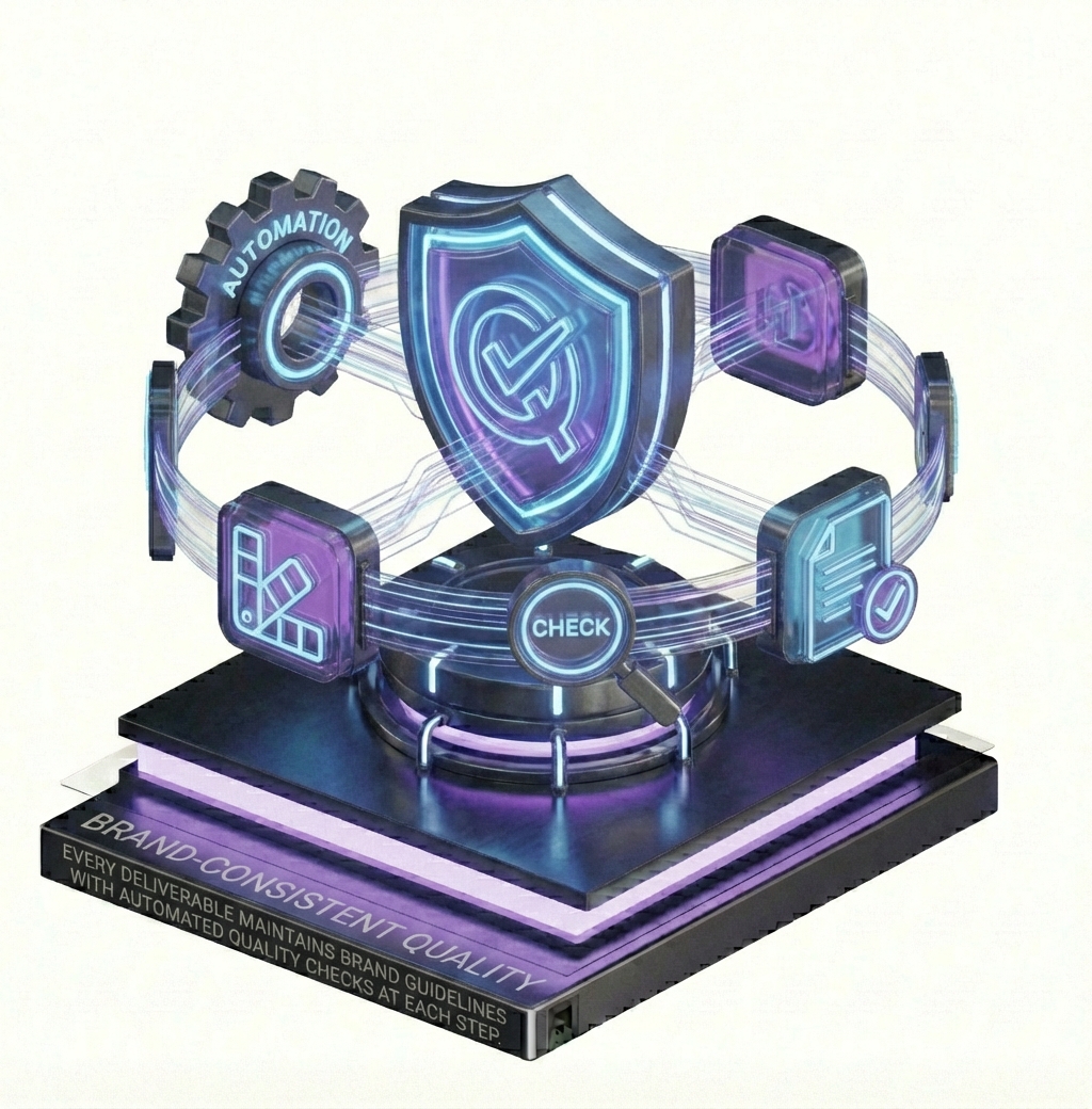 Brand-Consistent Quality - Automated quality checks